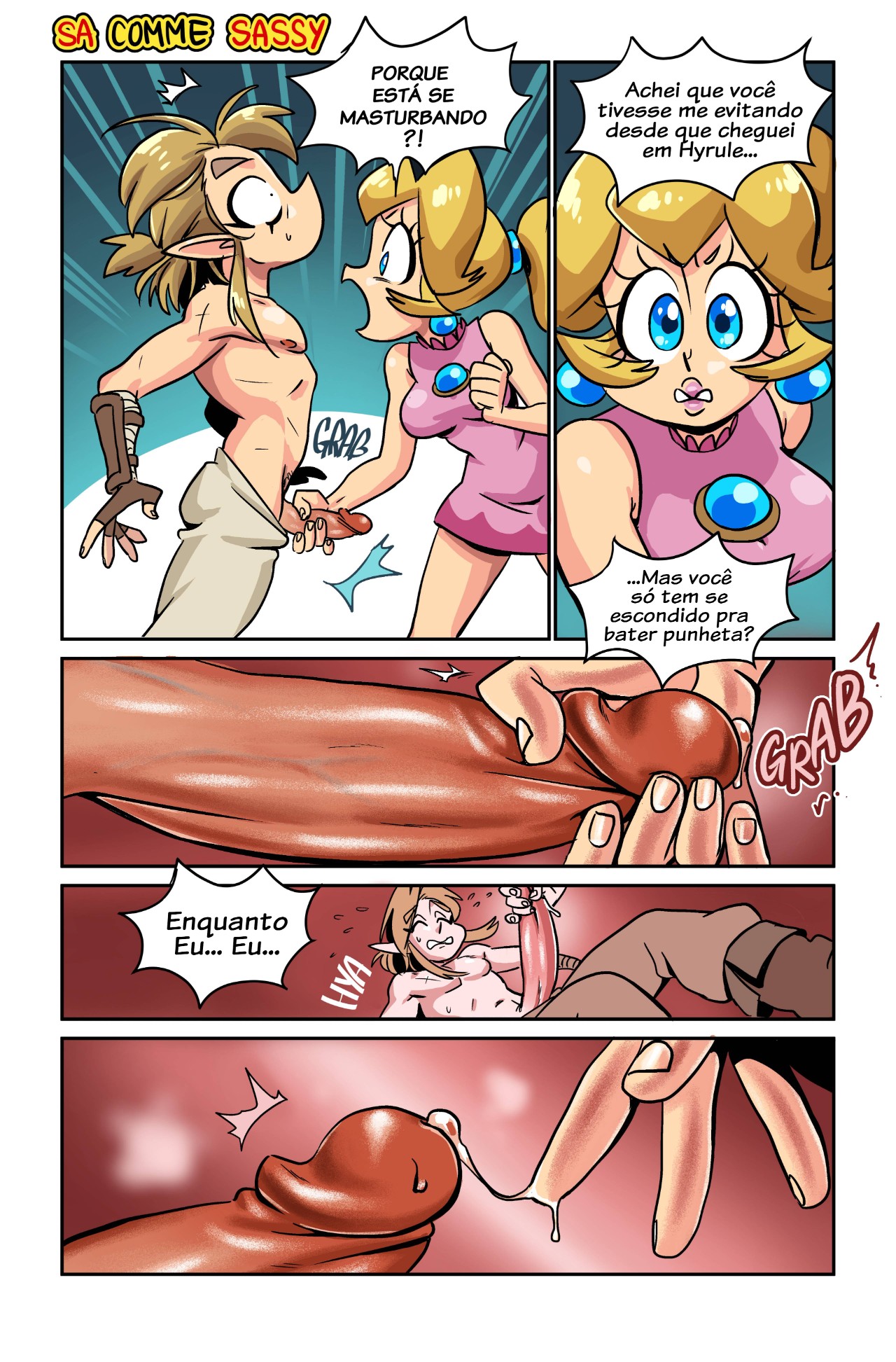Peach Perfect Part 2: The Hero Of Hyrule Hentai pt-br 07